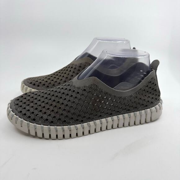 Ilse Jacobsen Tulip Flats Slip On Low Top Casual Shoes Gray Womens Sz EU38 US7.5 - Picture 5 of 8